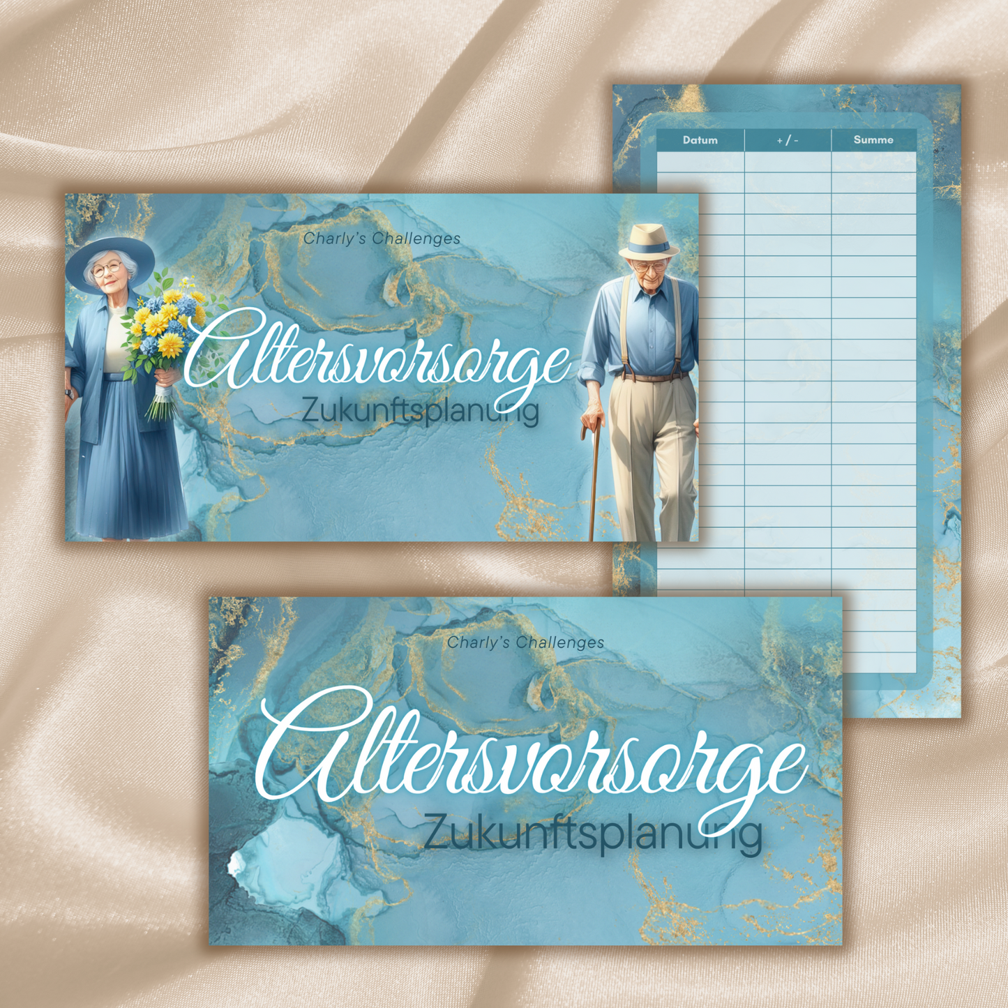 Komplett-Set 🤍 (Deckblatt + Dashboard + Tracker)