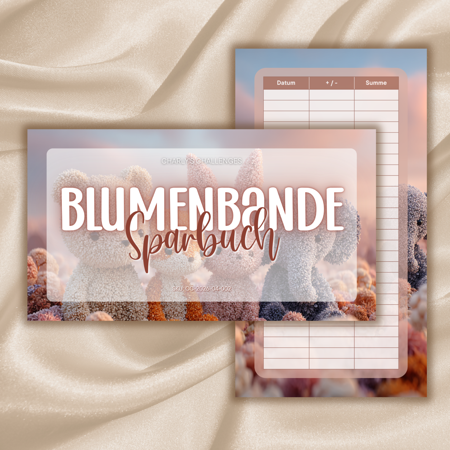 Blumenbande - Sparbuch