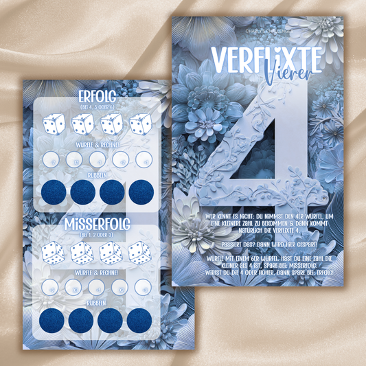 Verflixte Vierer - Blau