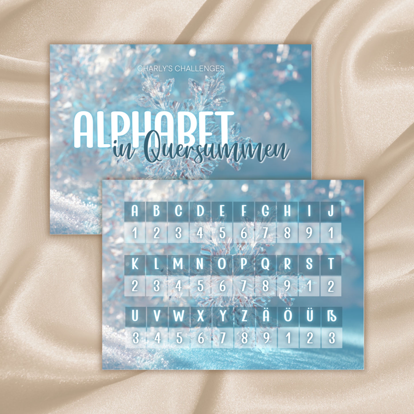 Alphabet in Quersummen