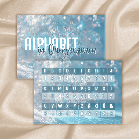 Alphabet in Quersummen