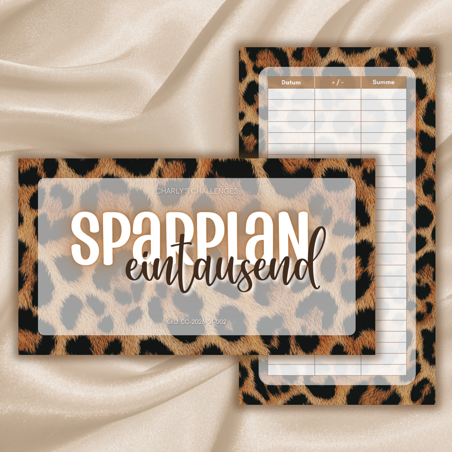 Sparplan 1000€ - Leopard (unfoliert)