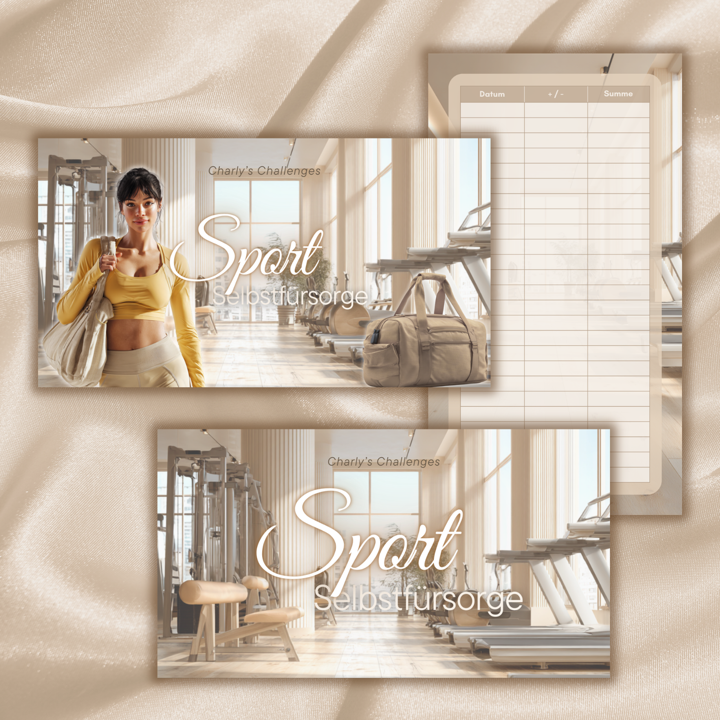 Komplett-Set 🤍 (Deckblatt + Dashboard + Tracker)