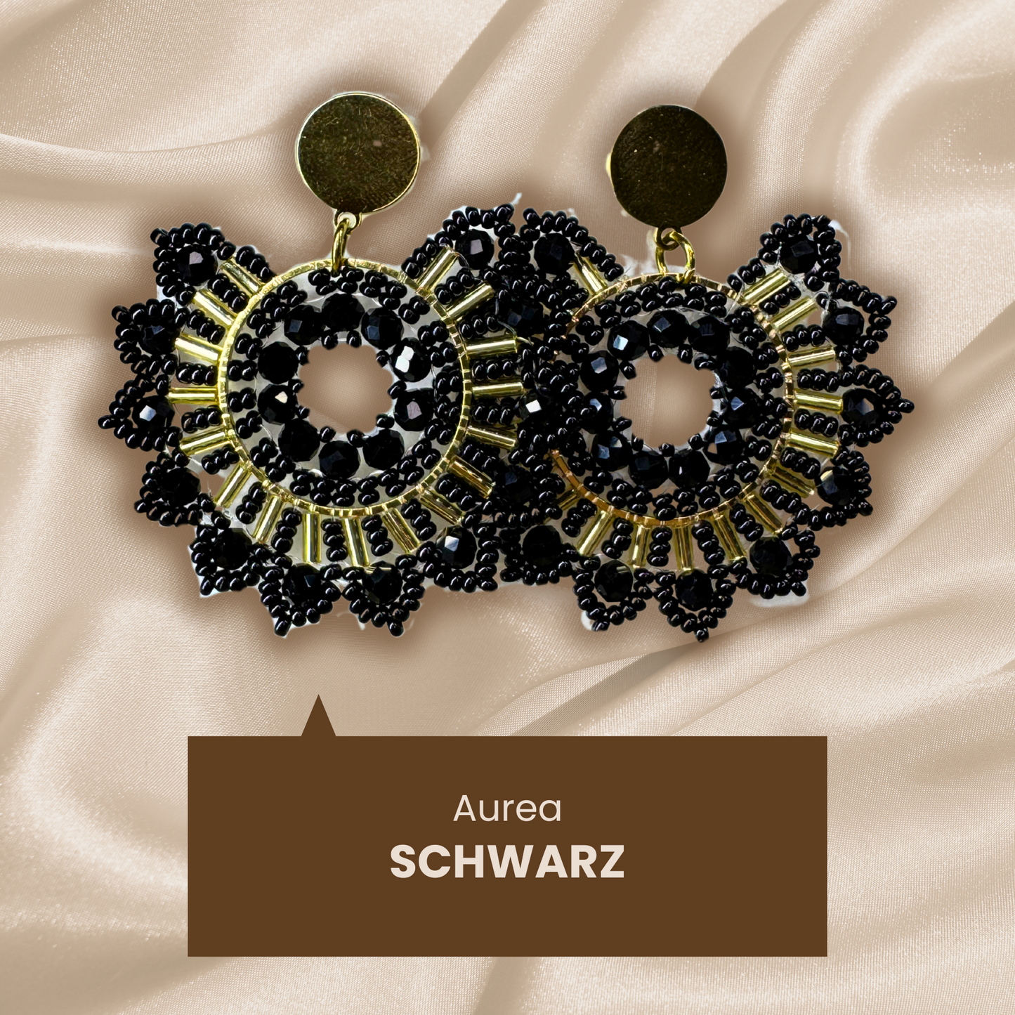 Aurea – Schwarz (Ohrring)
