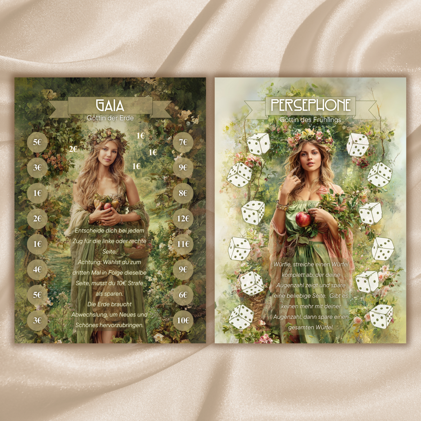 Griechische Götter - Jahreschallenge (Sparbuch)