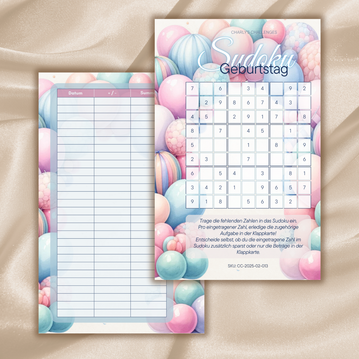 Sudoku: Geburtstag