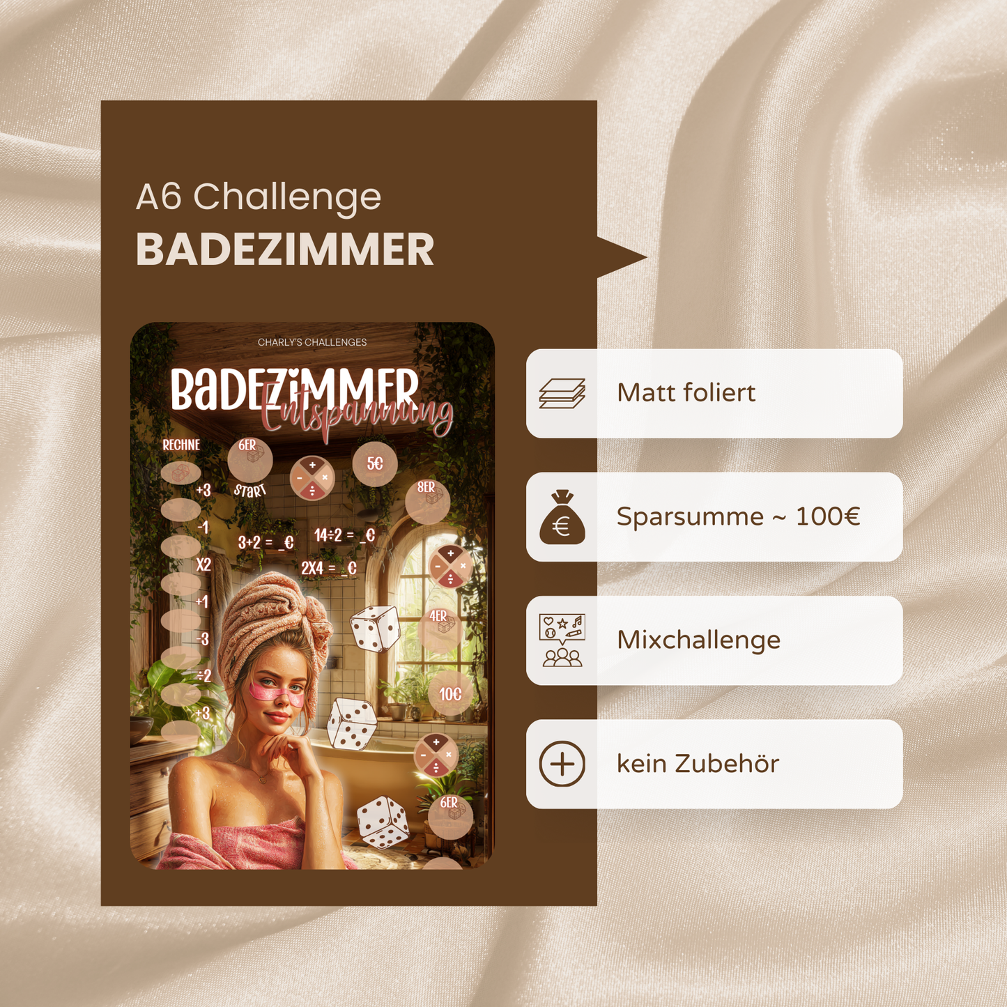 Badezimmer - Sparchallenge