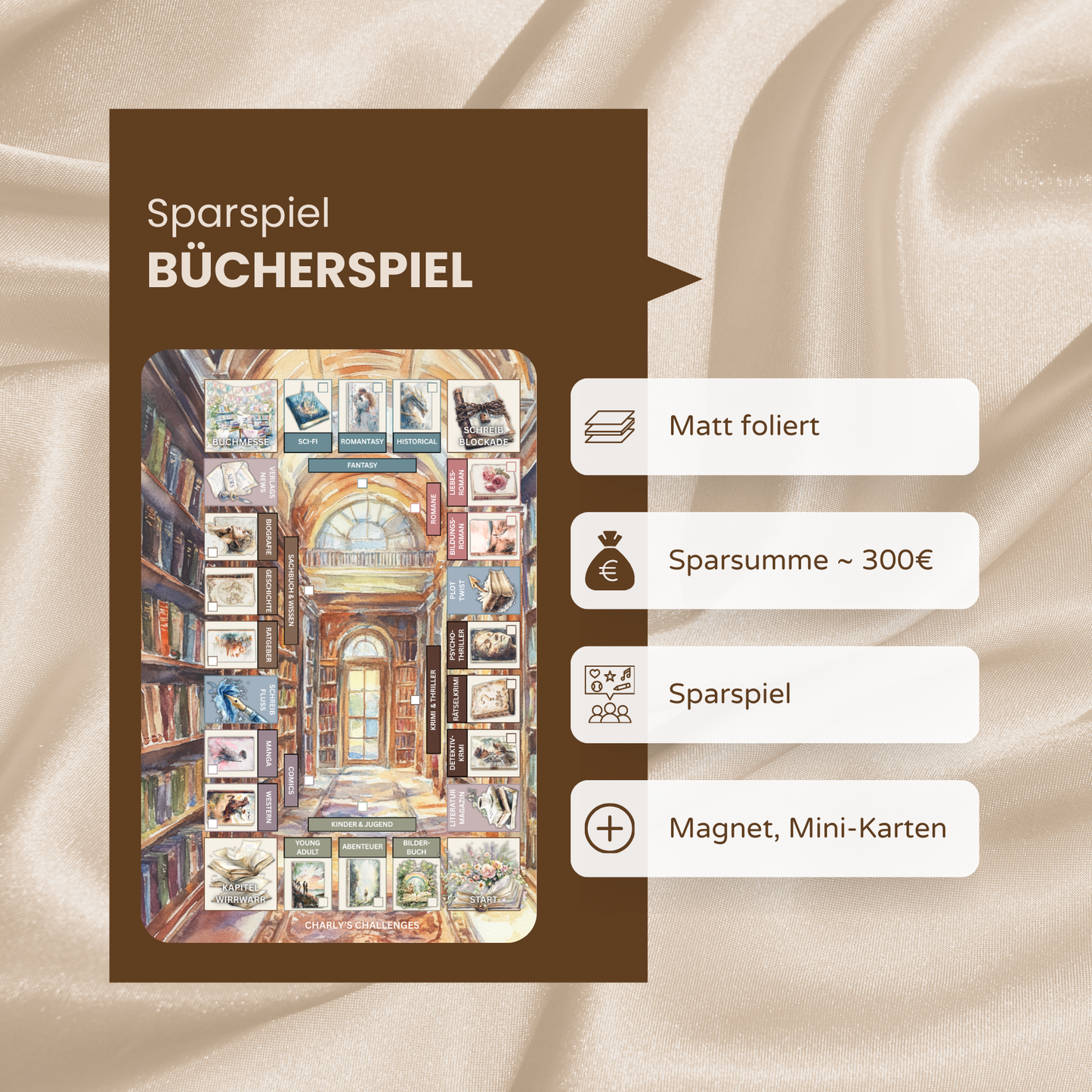 Bücherspiel - Sparspiel
