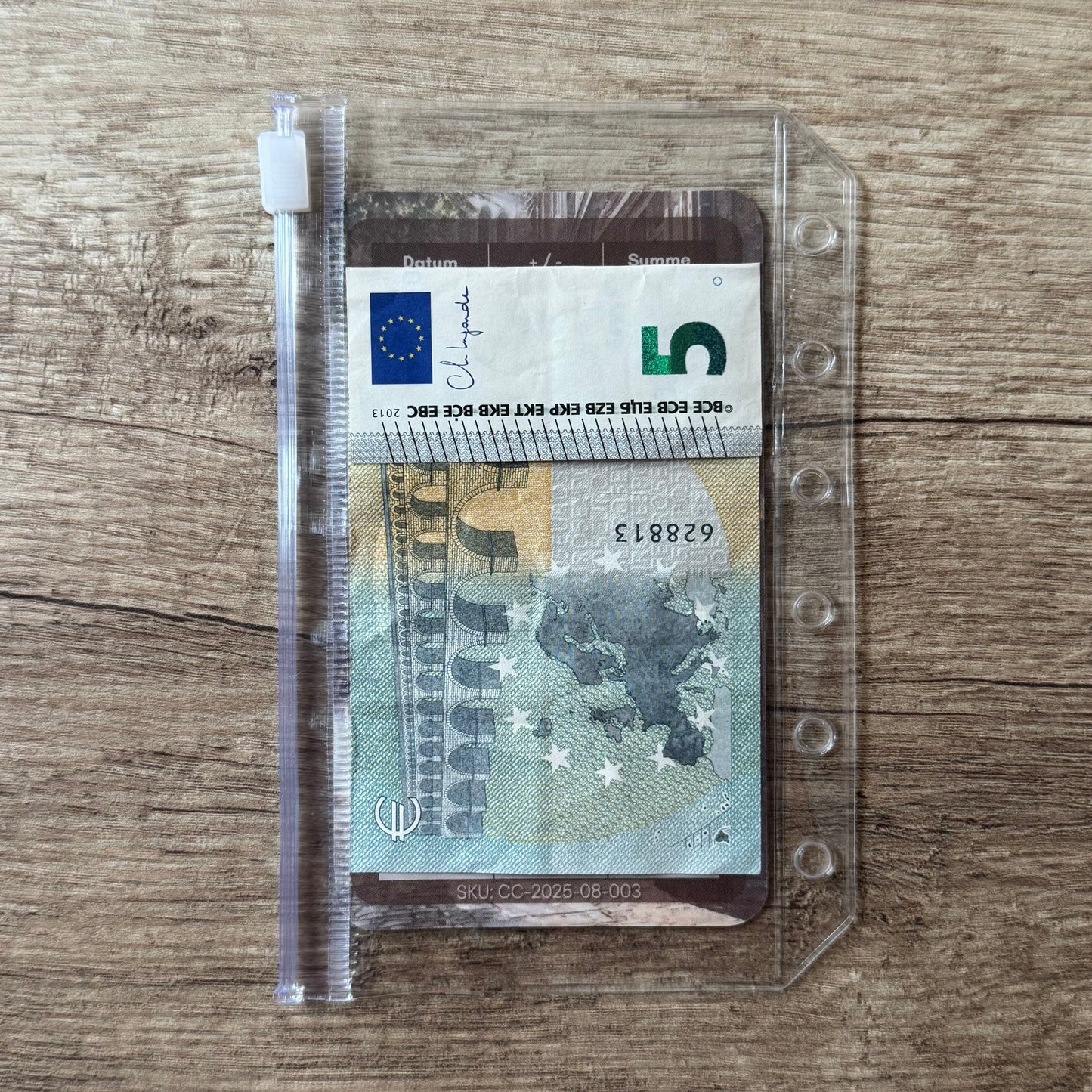 A7 Budgethüllen | mit Zipper, ohne Zipper, mit zwei Fächern