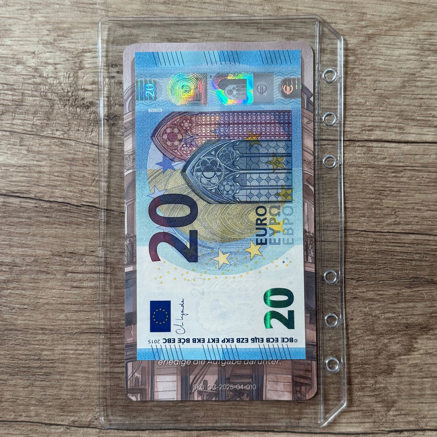 A6 Budgethüllen | mit Zipper, ohne Zipper, mit zwei Fächern, offen