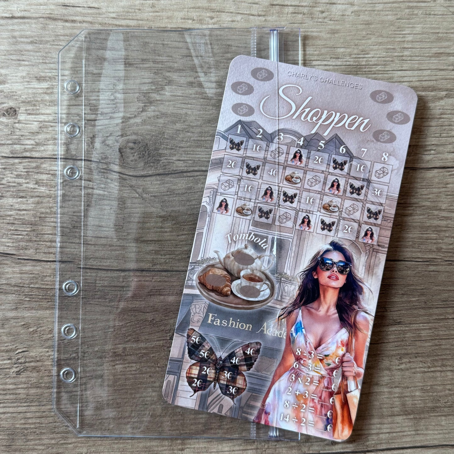 A6 Budgethüllen | mit Zipper, ohne Zipper, mit zwei Fächern, offen